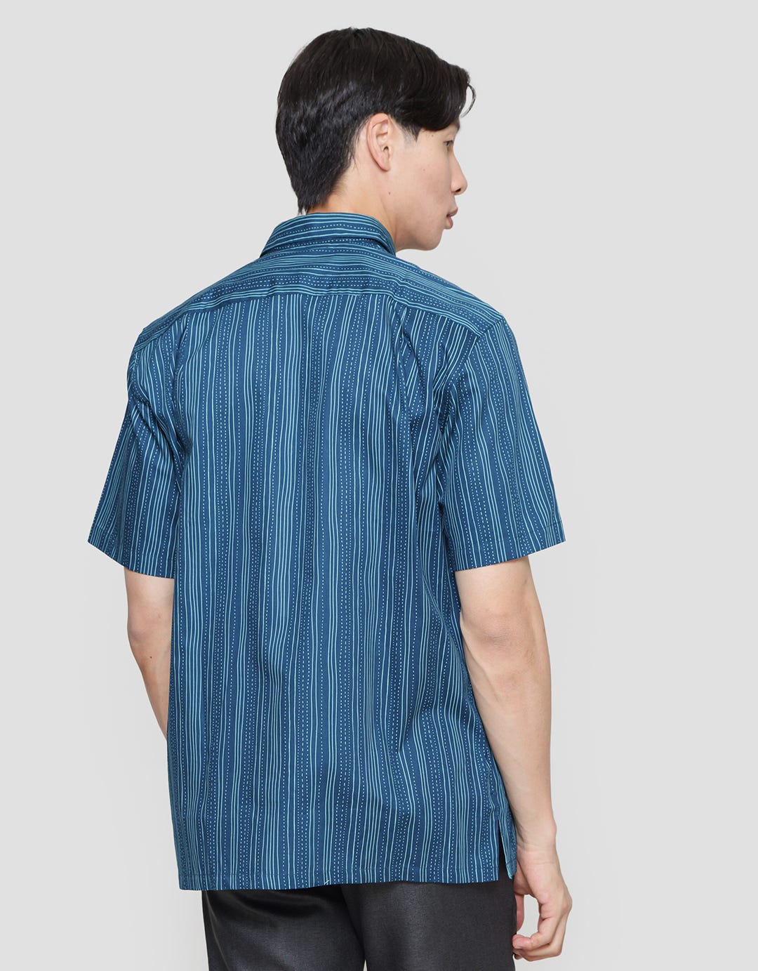 Stanley Adams Printed Regular Kemeja Pria