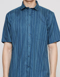 Stanley Adams Printed Regular Kemeja Pria