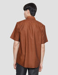 Stanley Adams Texture Regular Fit Kemeja Lengan Pendek Pria