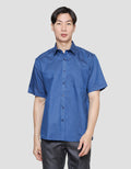 Stanley Adams Regular Plain Fit Kemeja Pria