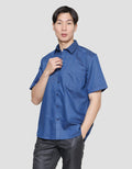 Stanley Adams Regular Plain Fit Kemeja Pria