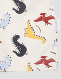 Pipiniko Dino World Print Overall Anak Laki-laki