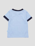 Pipiniko Dino Travel Into Print Kaos Lengan Pendek Anak Laki-laki