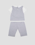 Pipiniko Boys Vest Checked Boys Knit Set Clothes