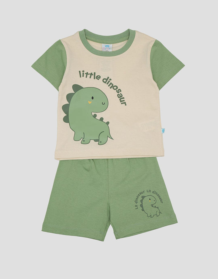 Pipiniko Lil Dino Set Pakaian Anak Laki-laki