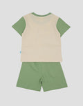 Pipiniko Lil Dino Set Pakaian Anak Laki-laki