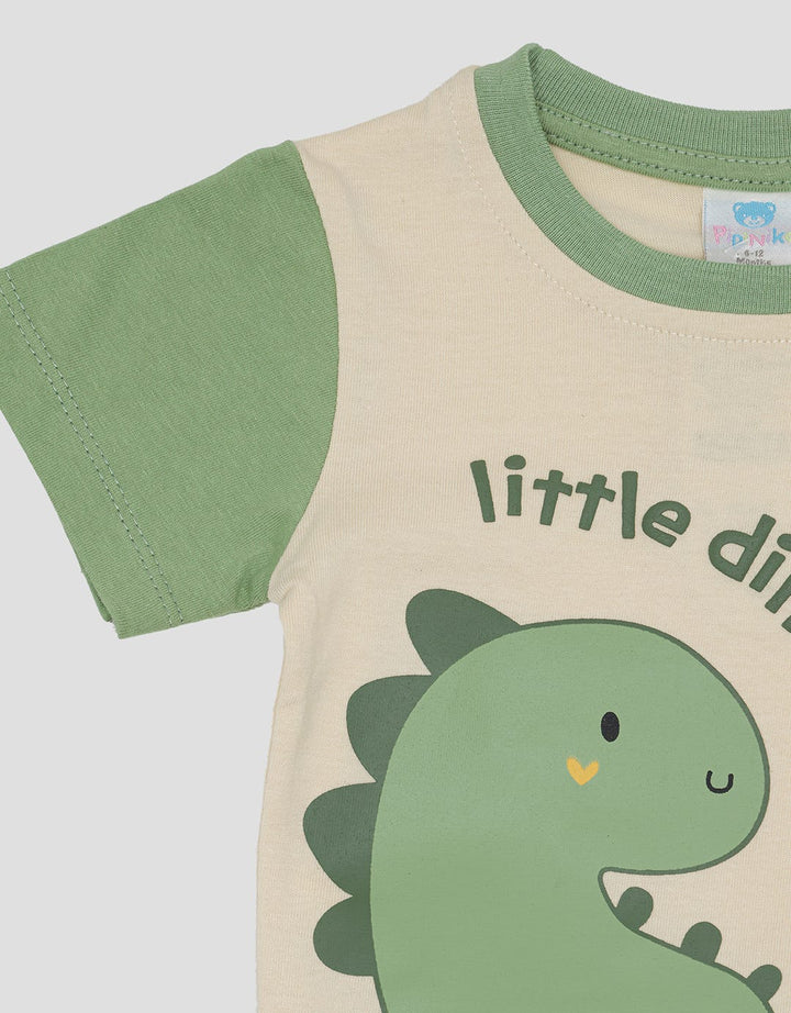 Pipiniko Lil Dino Set Pakaian Anak Laki-laki