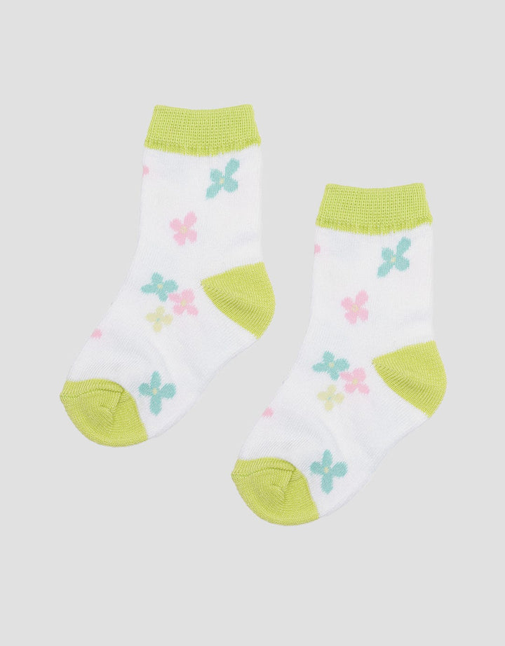 Pipiniko Flower Print Girls Socks