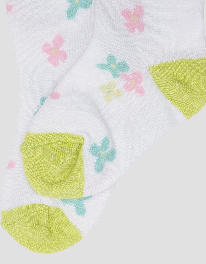 Pipiniko Flower Print Girls Socks