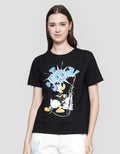 Disney Donald Duck Boom Print Women's Short Sleeve T-Shirt