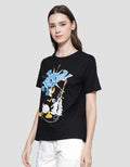 Disney Donald Duck Boom Print Women's Short Sleeve T-Shirt
