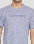 T Zone Fullprint Theme Summer - Take It Easy Kaos Lengan Pendek Pria