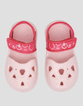 Little M Paint Print Girls Sandals