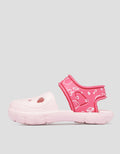 Little M Paint Print Girls Sandals