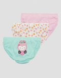 Kidz Too Owl Pack Of 3 Celana Dalam Anak Perempuan