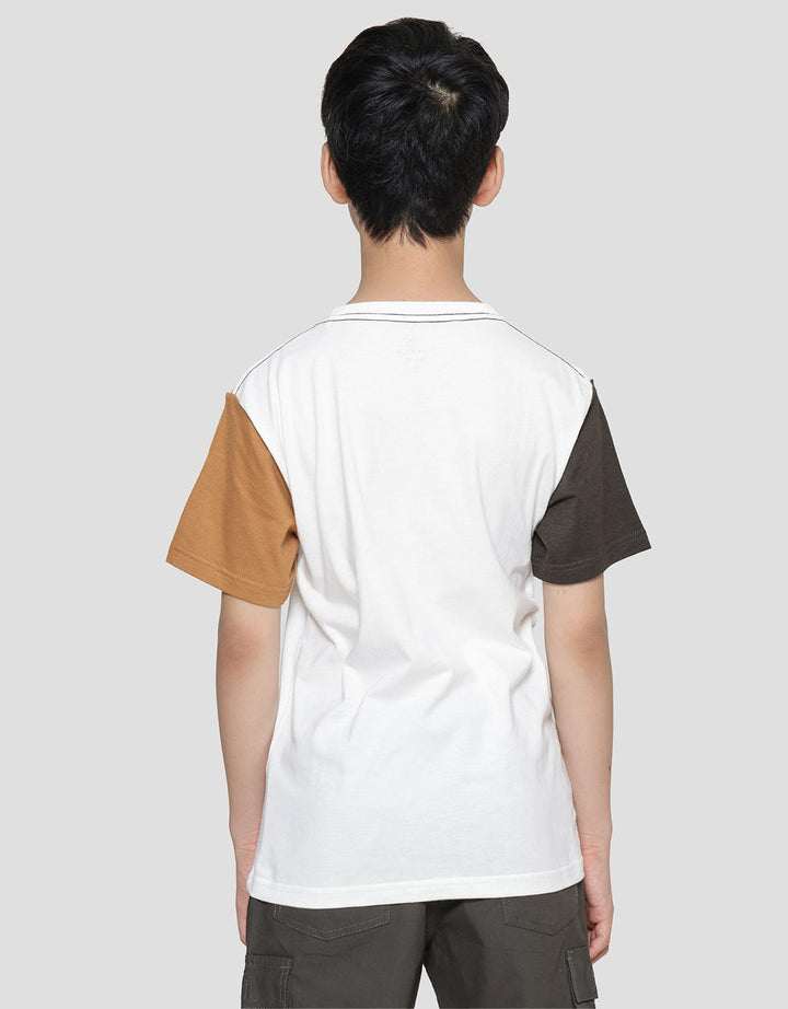 Nevada Katun Bamboo Bordir N Kaos Lengan Pendek Anak Laki-Laki