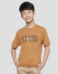 Nevada Cotton Bamboo New York Superior Embroidery Boys Short Sleeve T-Shirt