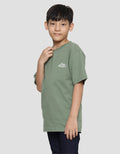 Nevada Bordir Stay Positive Kaos Lengan Pendek Anak Laki-Laki