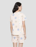 Disney Stitch Tropical Knit Pajama Set Women