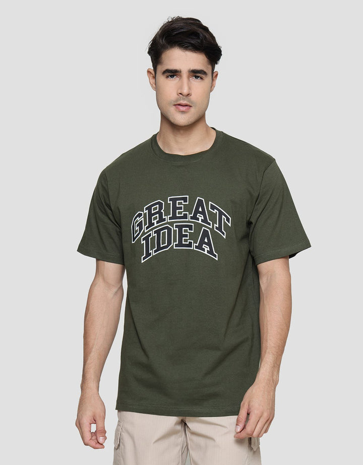 Nevada Print Wording Varsity Style With Flocking Men's Short Sleeve T-Shirt