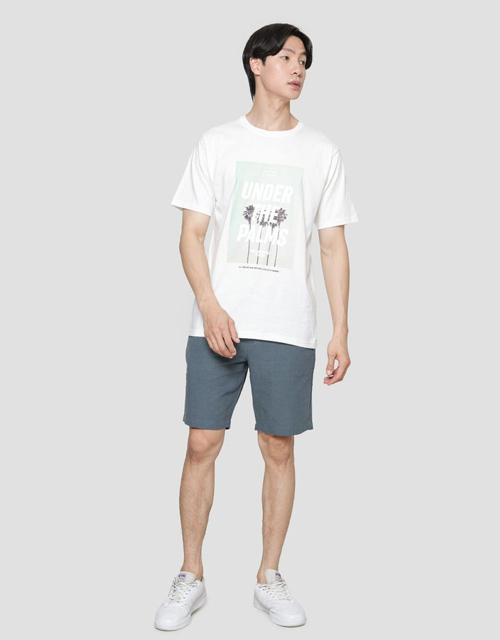 Nevada Under The Palms Print Kaos Pria