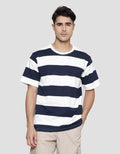 Nevada Stripe Kaos Lengan Pendek Pria