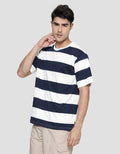 Nevada Stripe Kaos Lengan Pendek Pria