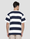 Nevada Stripe Kaos Lengan Pendek Pria