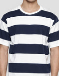 Nevada Stripe Kaos Lengan Pendek Pria