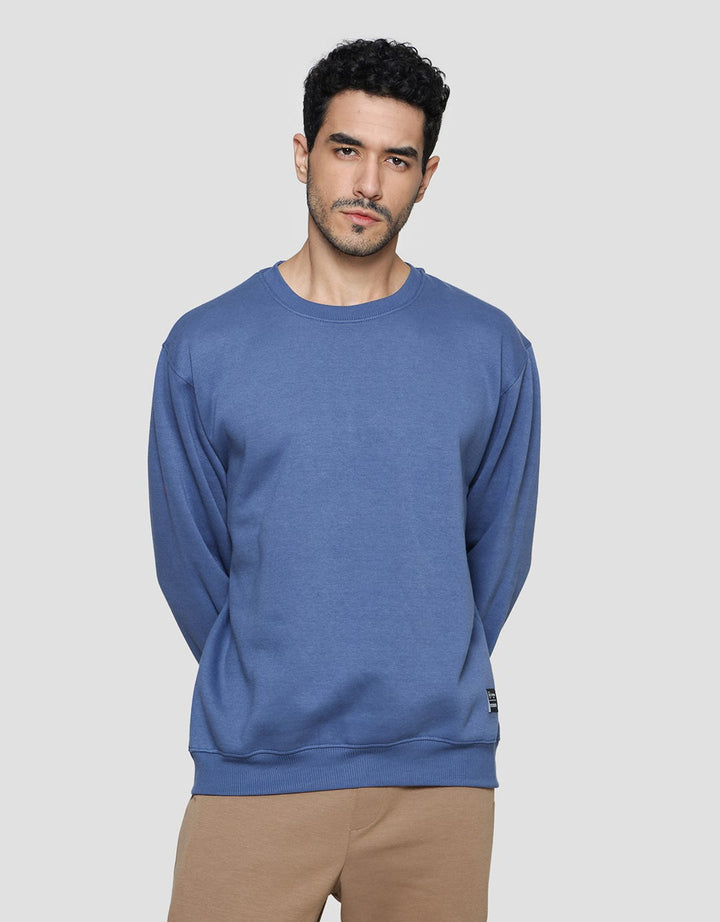 Nevada With Woven Label Fleece Sweater Pria