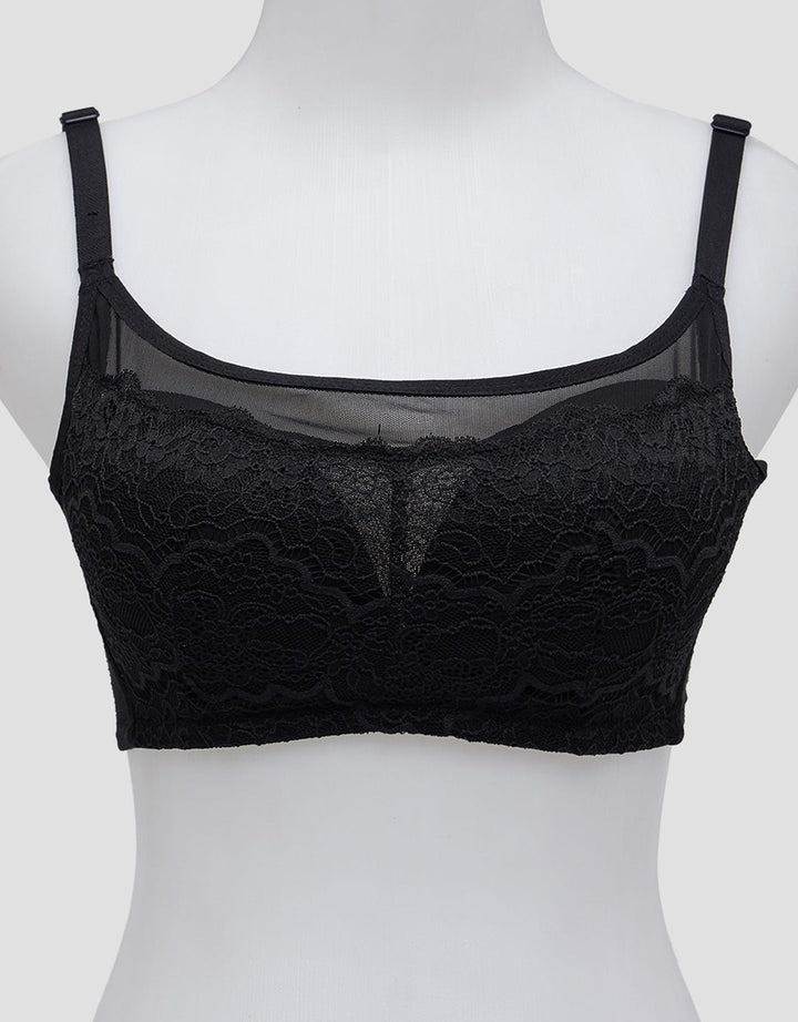 St. Yves Non Push Up Regular Non Wire Full Lace Bra for Women
