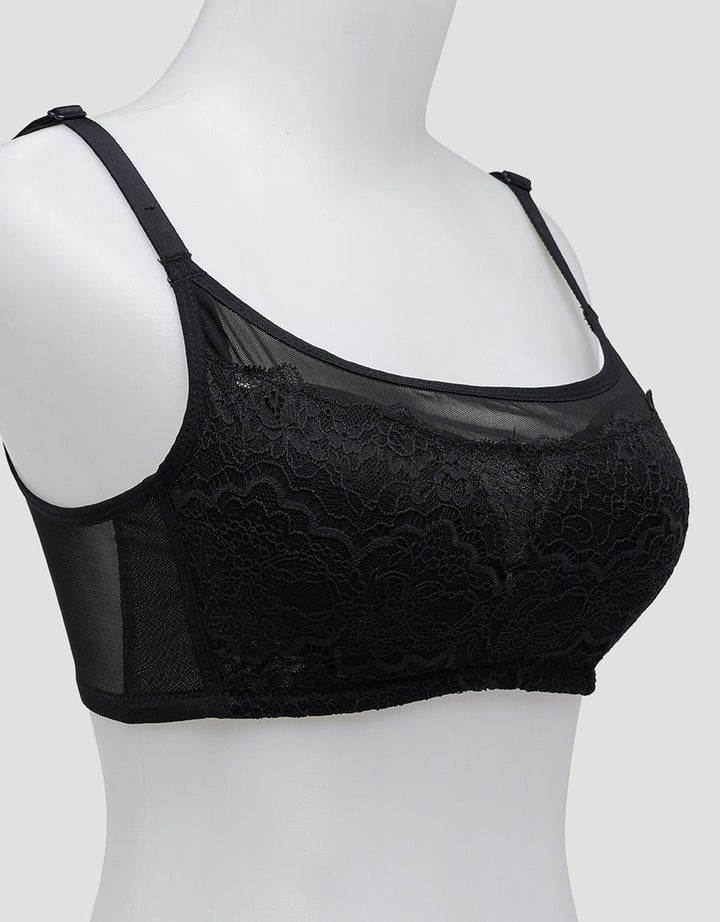 St. Yves Non Push Up Regular Non Wire Full Lace Bra for Women