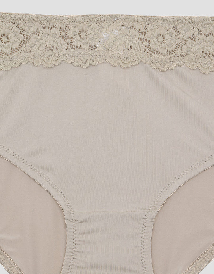 St. Yves Lace On Waist Women's Midi Panties