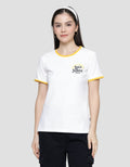 Lois Girl Logo Print Jersey Kaos Wanita