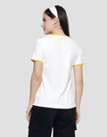 Lois Girl Logo Print Jersey Kaos Wanita