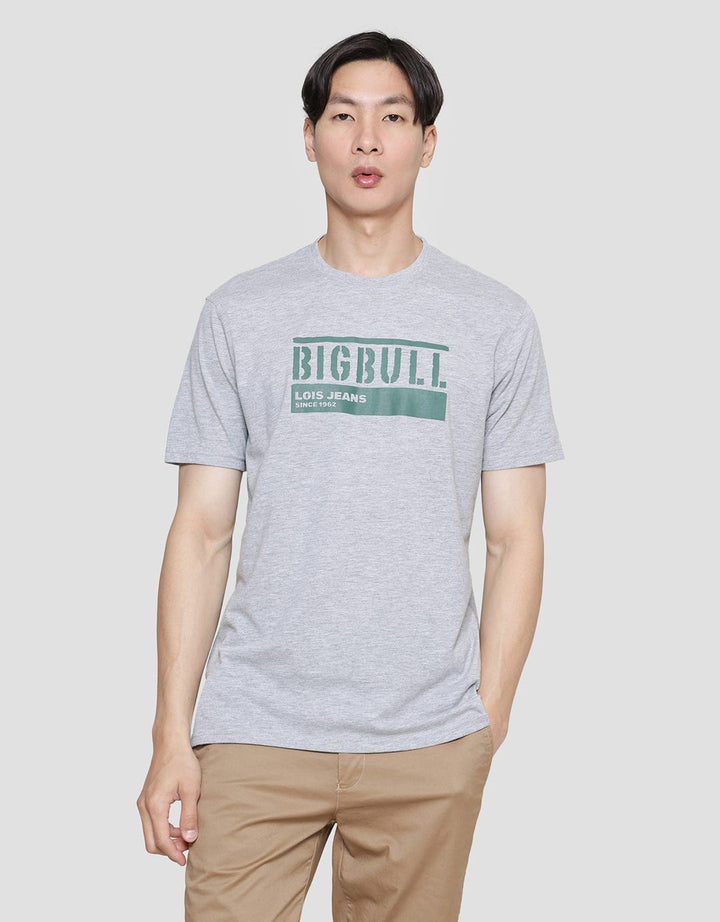 Lois Print Bigbull Kaos Casual Pria