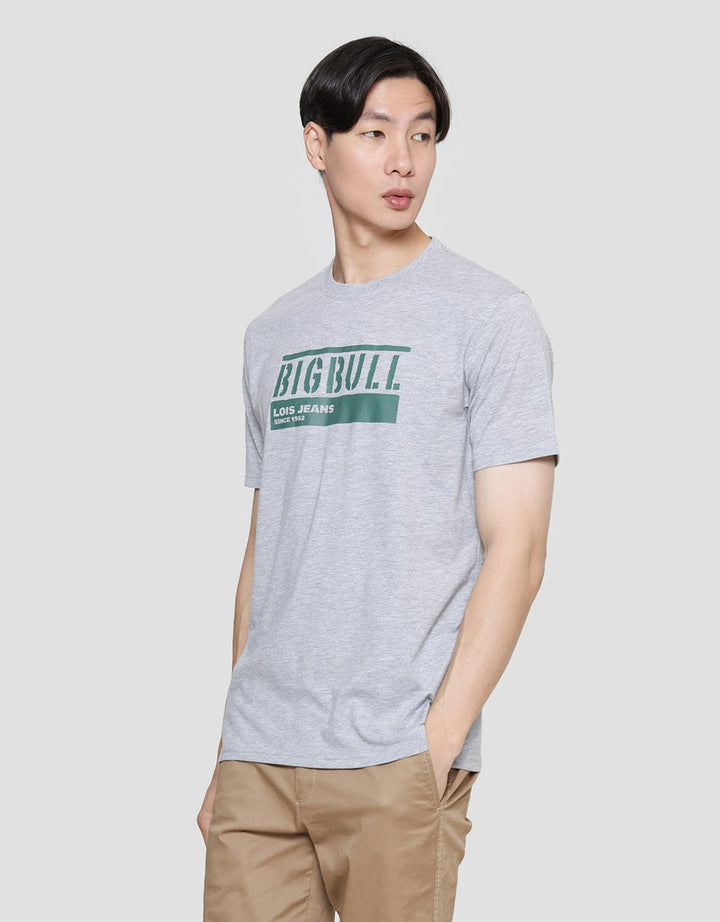 Lois Print Bigbull Kaos Casual Pria