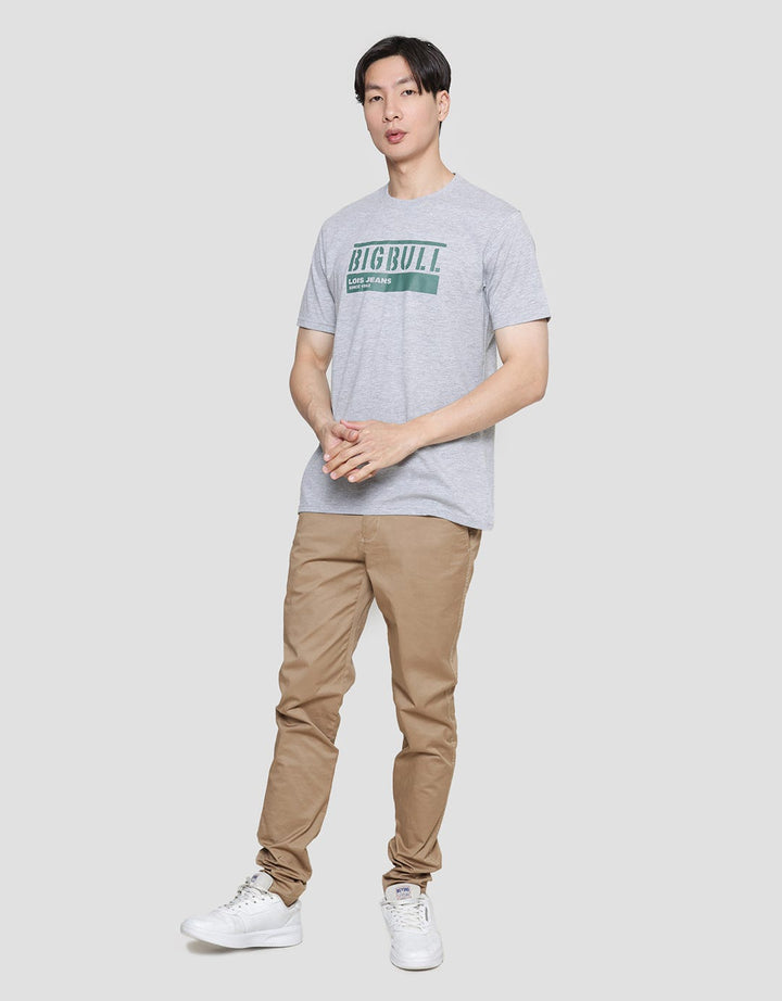 Lois Print Bigbull Kaos Casual Pria