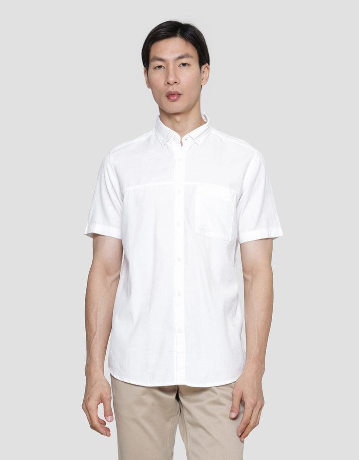 Lois Plain Up Collar Men's Shirt