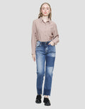Lois Girl Fashion Look 2 Straight Jeans Celana Panjang Wanita