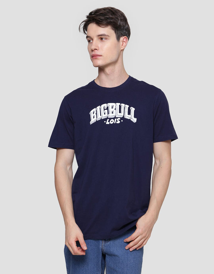 Lois Logo Basic Casual Kaos Pria