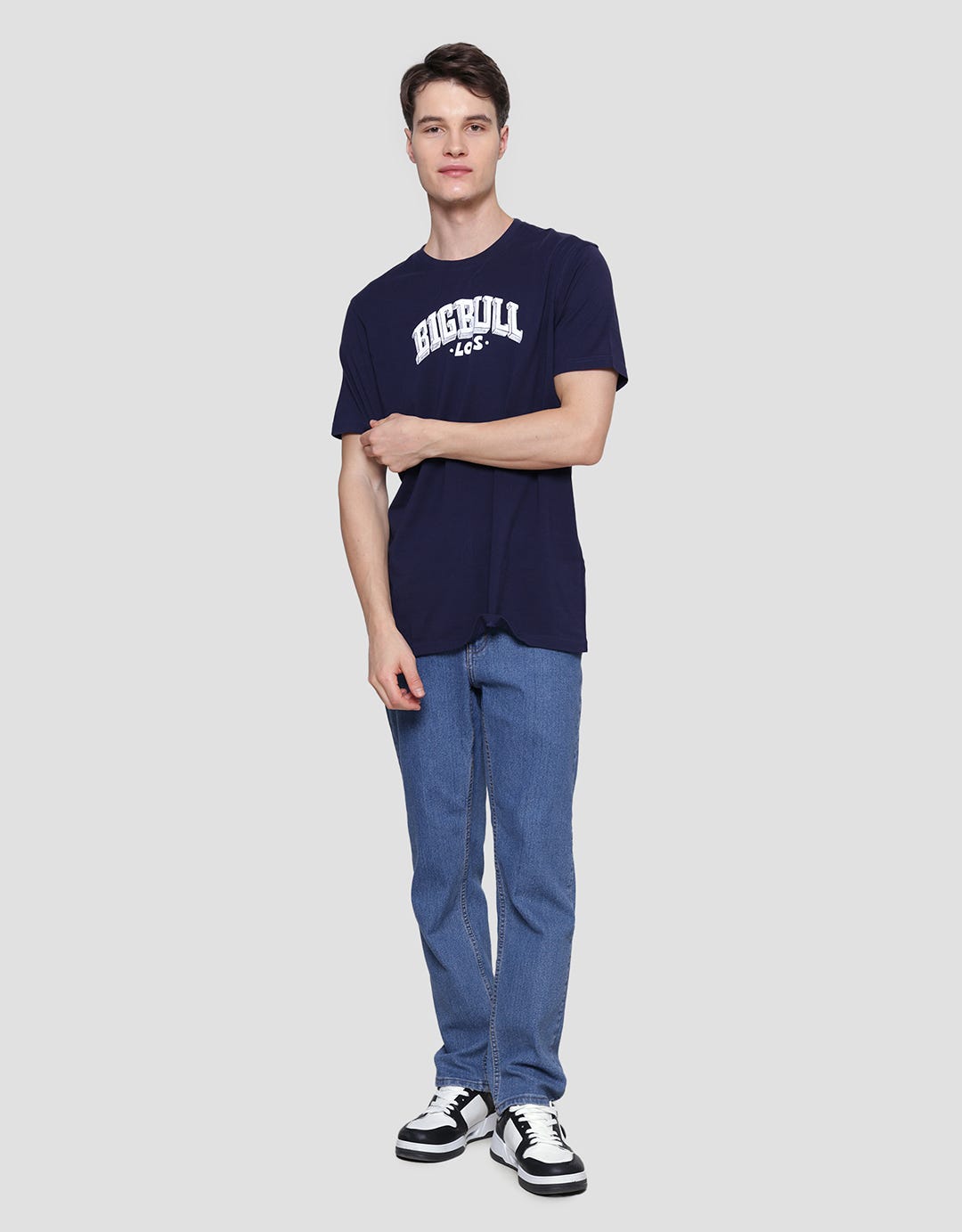 Lois Logo Basic Casual Kaos Pria