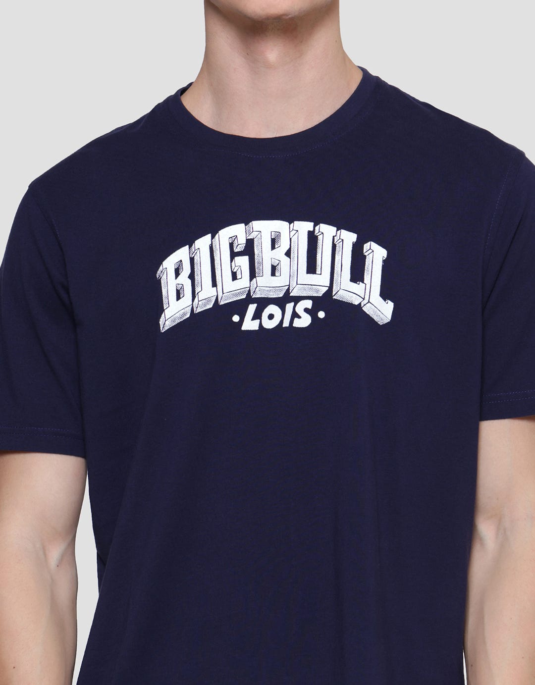 Lois Logo Basic Casual Kaos Pria