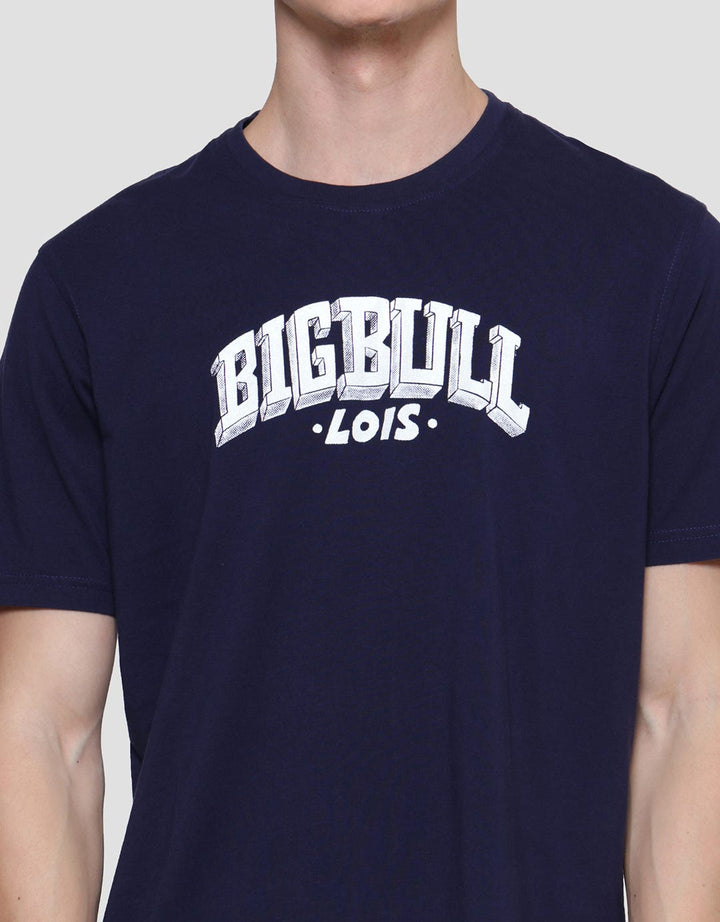 Lois Logo Basic Casual Kaos Pria