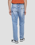 Lois CRG090 Celana Cargo Jeans Pria