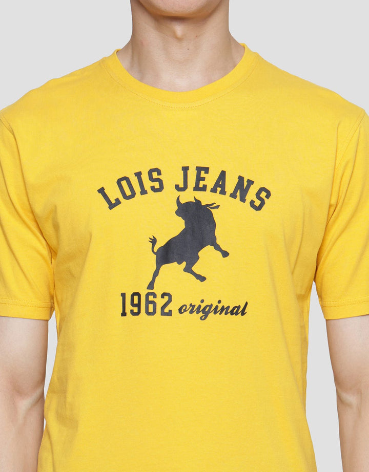 Lois Jeans Basic Logo Print Men's T-Shirt