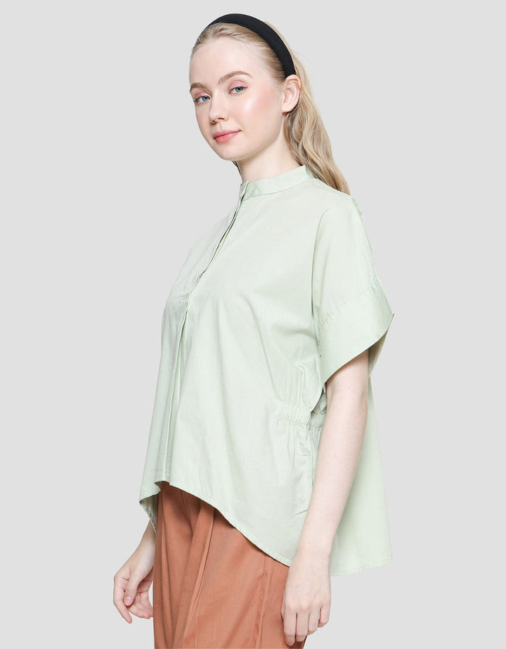 Lois Girl Women's Short Sleeve Cotton Blouse