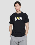 Lois Jeans Logo Casual Kaos Pria