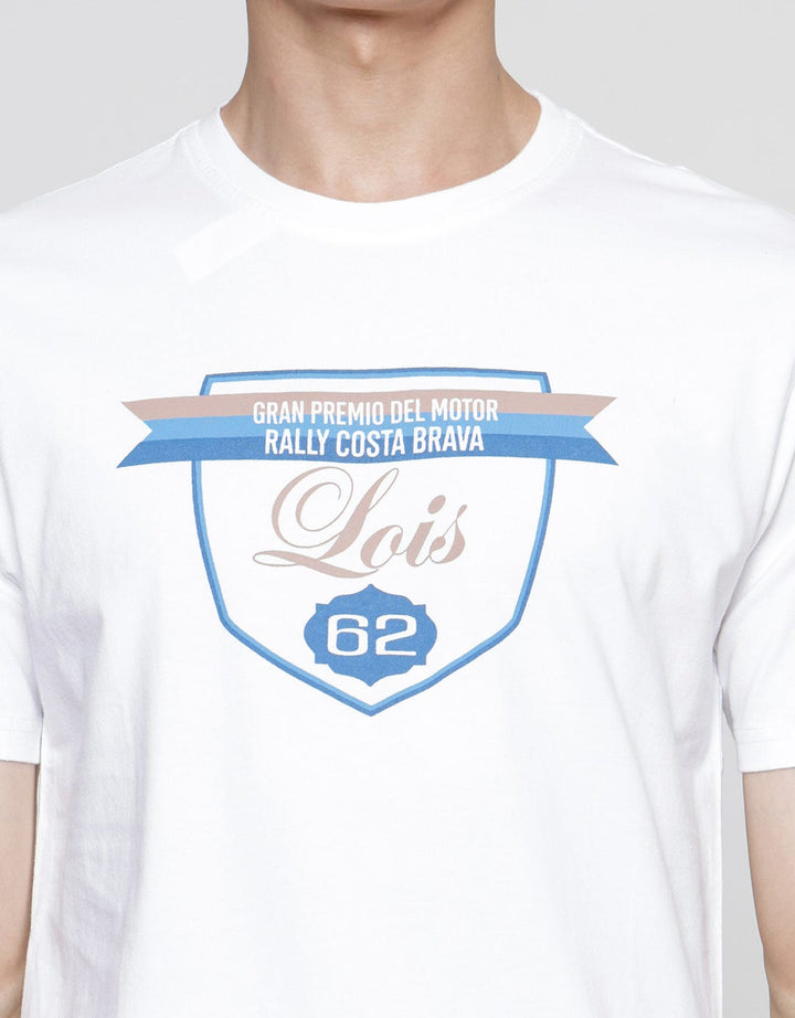 Lois Basic Logo Graphic Kaos Pria