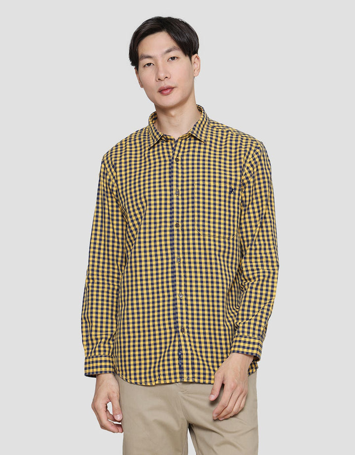 Lois Casual Kemeja Lengan Panjang Pria